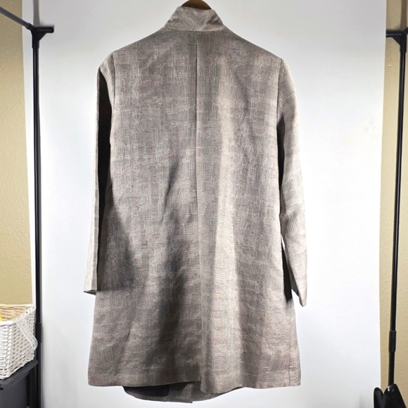 Eileen Fisher Disguise Jacquard Jacket Coat Buttercream Blush S - Picture 8 of 8